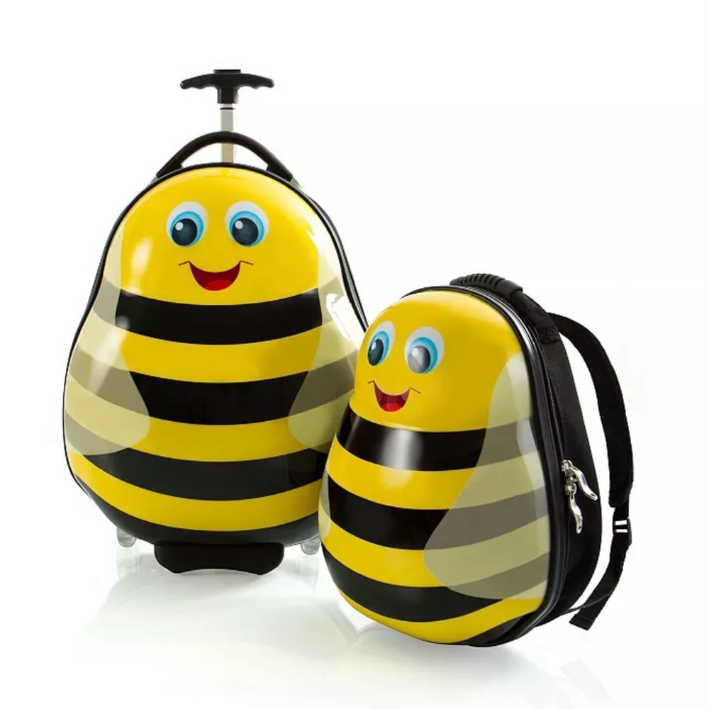 Heys Travel Tots 2-piece kids' hardside carry-on luggage & backpack set.